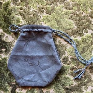 Upcycled handcrafted carry pouch Druid Celtic amulet